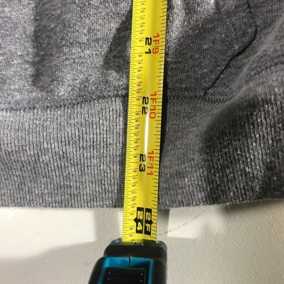 Pink by Victoria's Secret Small Grey Quarter Zip Sweatshirt Embroidered - Picture 12 of 13